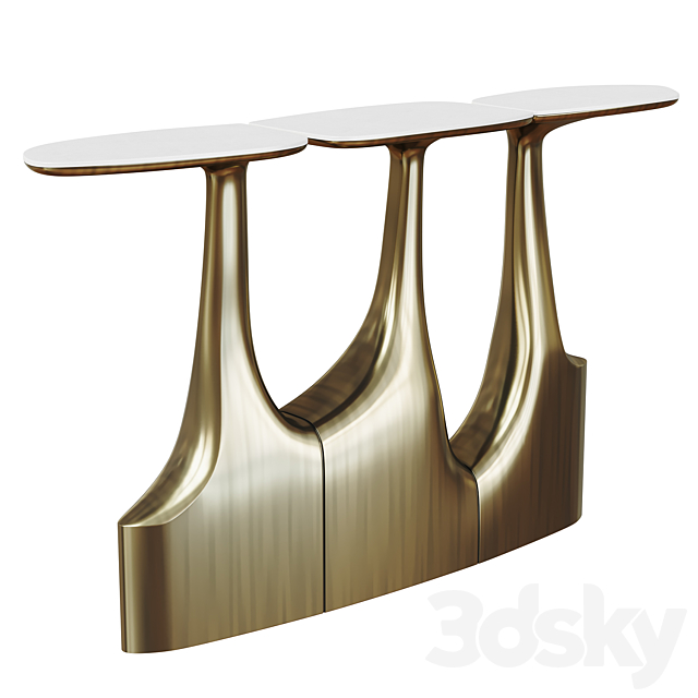 Triptych Console 3ds Max - thumbnail 1