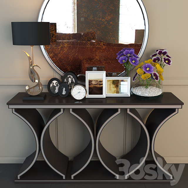 unique modern console table 3DSMax File - thumbnail 2