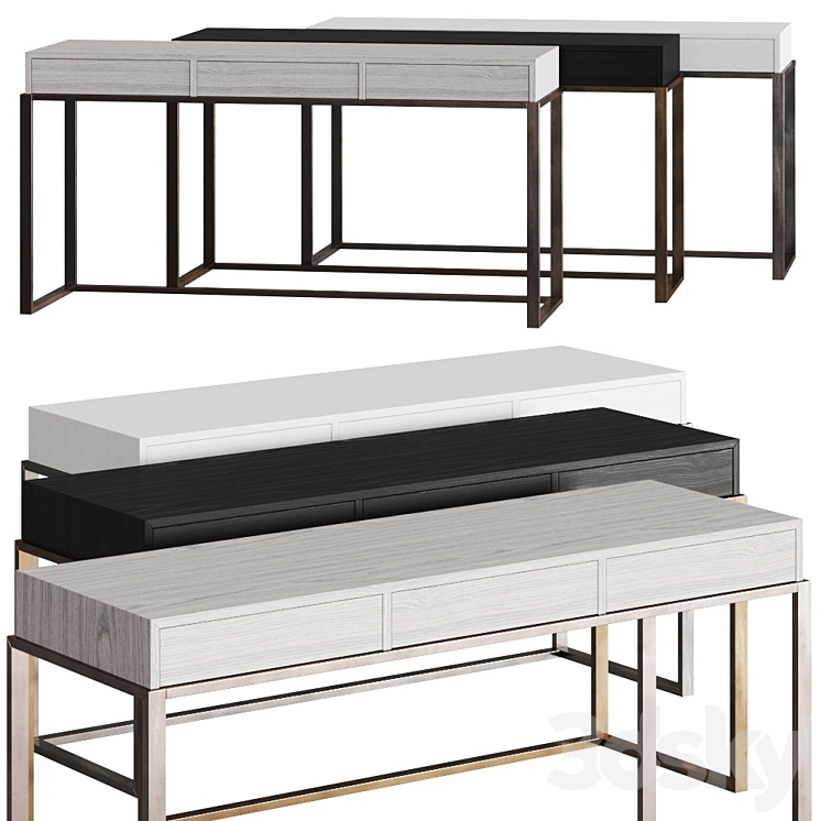 Van Rossum Nota Bene Console Tables 3DS Max - thumbnail 1