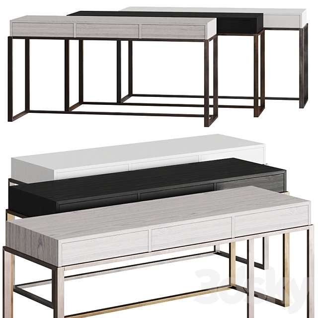 Van Rossum Nota Bene Console Tables 3DSMax File - thumbnail 1