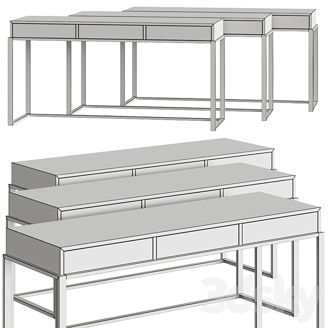 Van Rossum Nota Bene Console Tables 3DSMax File - thumbnail 3