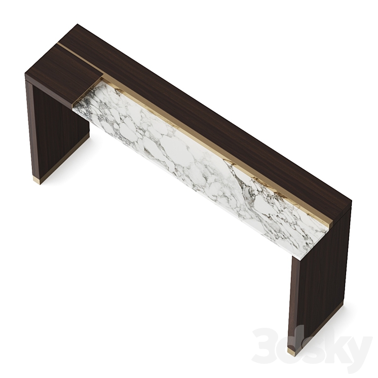 Visionnaire Barbican Console Table 3DS Max - thumbnail 2