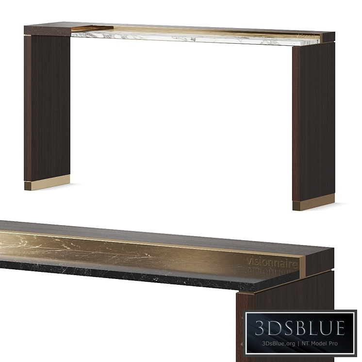 Visionnaire Barbican Console Table 3DS Max - thumbnail 3