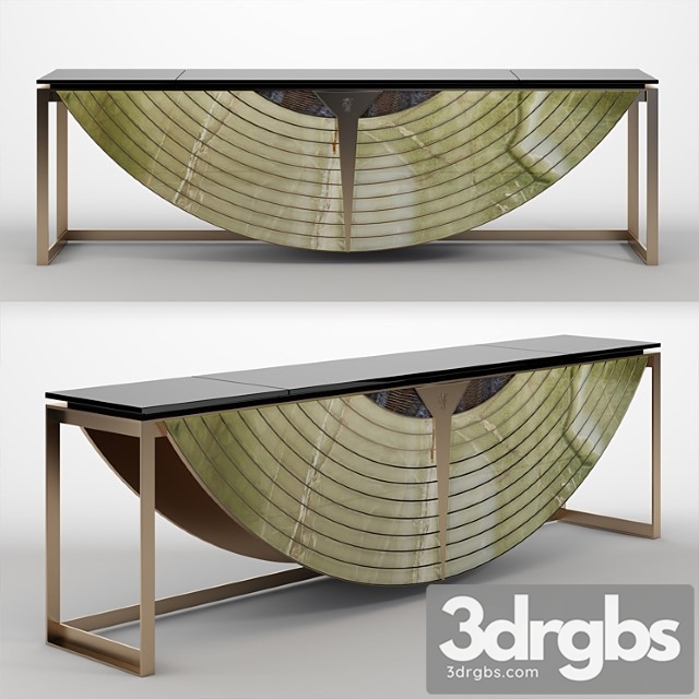 Visionnaire equnox marble console table 2 3dsmax Download - thumbnail 1