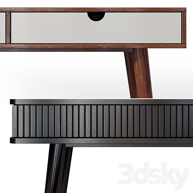 Viva Scandinavia console. Console table by LuLu 3DS Max Model - thumbnail 2