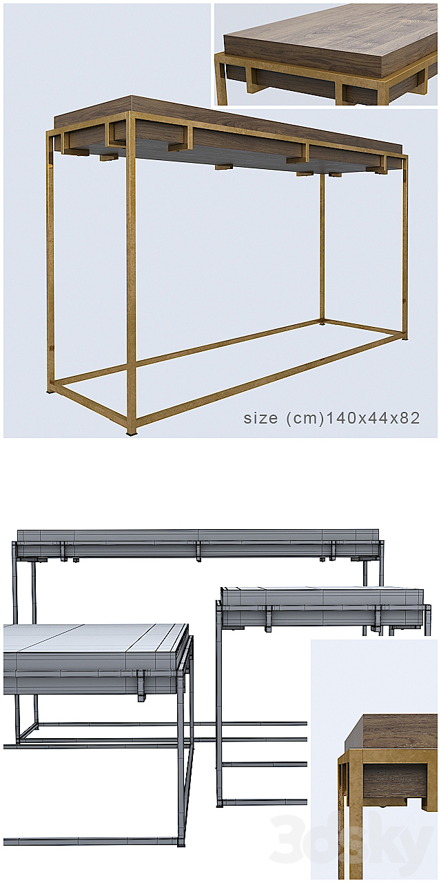 Watkins furniture set 3ds Max - thumbnail 3