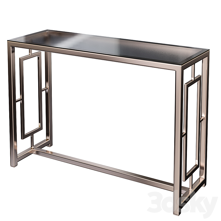 WayFair Danberry Console Table 3DS Max - thumbnail 1