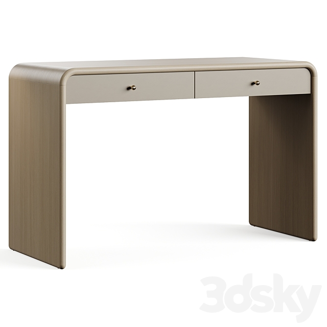 Westelm Waterfall Write Desk 3DS Max Model - thumbnail 3