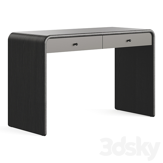 Westelm Waterfall Write Desk 3DS Max Model - thumbnail 4