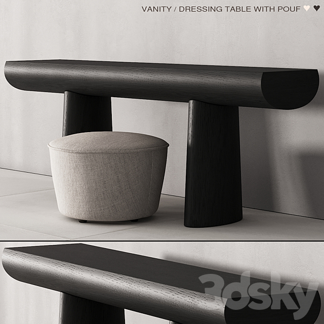 219 vanity dressing table 01 menu pouf and aldo bakker 00 3DSMax File - thumbnail 2