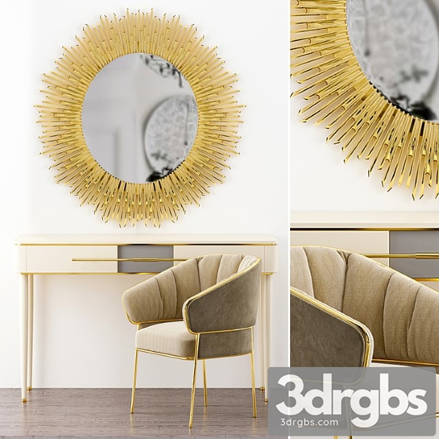 Agra dressing table frato interiors 2 3dsmax Download - thumbnail 1