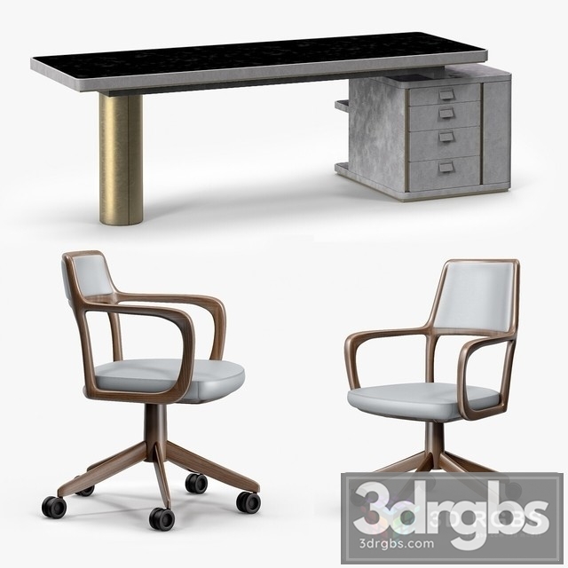 Baxter Verba Volant Desk 3dsmax Download - thumbnail 1