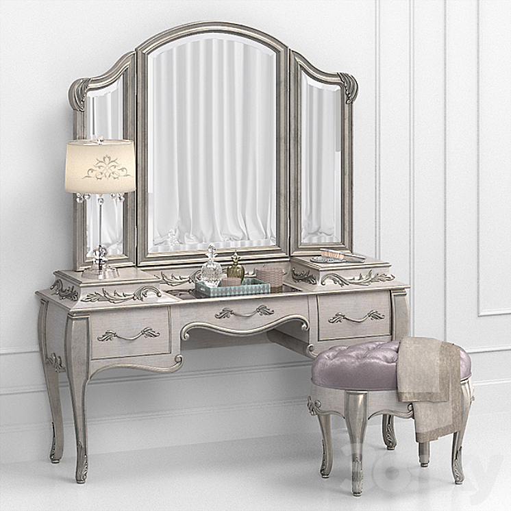 Bella terra vanity furniture set 3DS Max Model - thumbnail 3