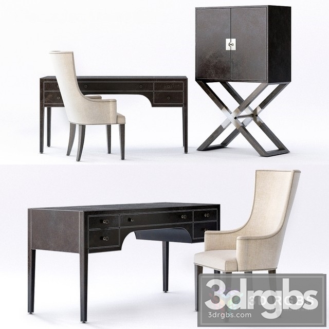 Bernhardt Clarendon Home Office 3dsmax Download - thumbnail 1