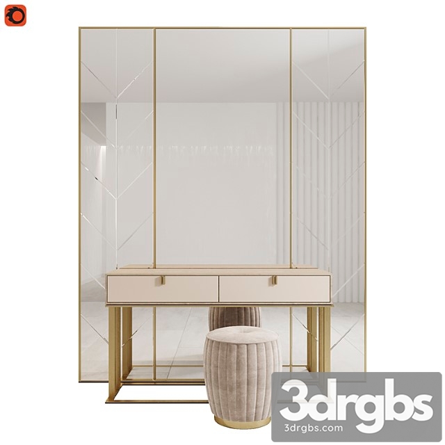 Brisbane console table frato 2 3dsmax Download - thumbnail 1