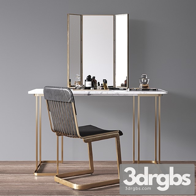 Cb2 dressing table set - thumbnail 1