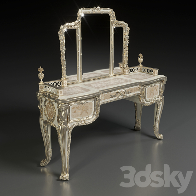 Chest of drawers Louis XV v1.0 3ds Max - thumbnail 1