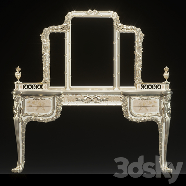 Chest of drawers Louis XV v1.0 3ds Max - thumbnail 2