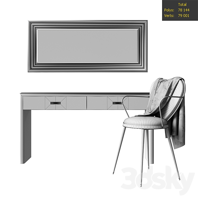 Console onda rettangolo KD-6 3DSMax File - thumbnail 3