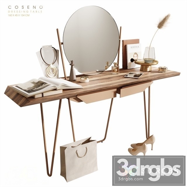 Coseno Dressing Table 3dsmax Download - thumbnail 1