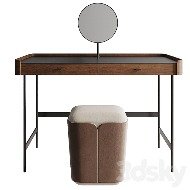 Daftö Dressing Table 3ds Max - thumbnail 2