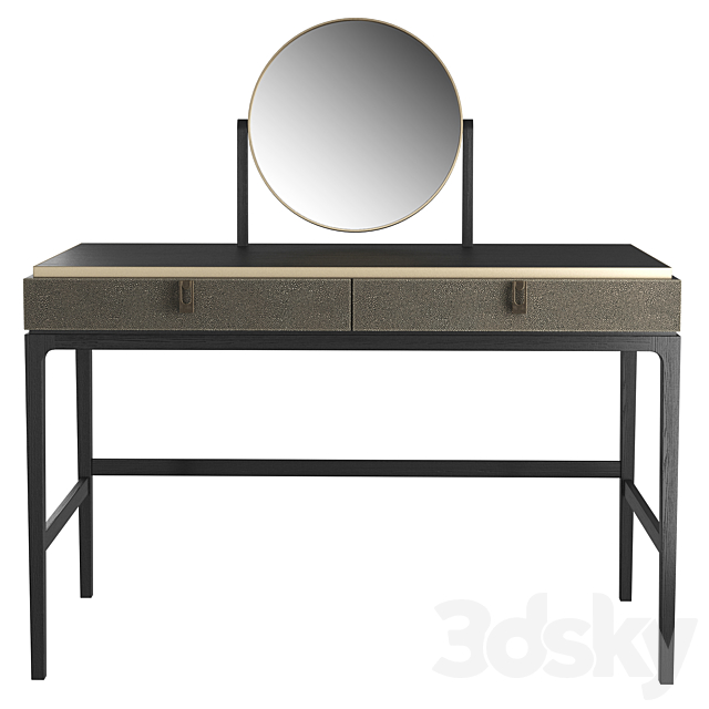 Dantone Home Glamor Dressing Table 3DS Max Model - thumbnail 2