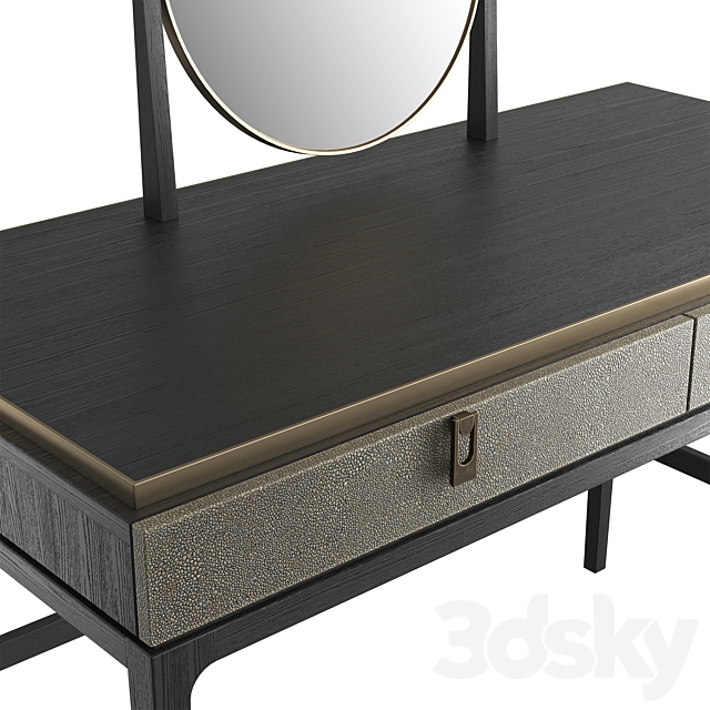 Dantone Home Glamor Dressing Table 3DS Max Model - thumbnail 3