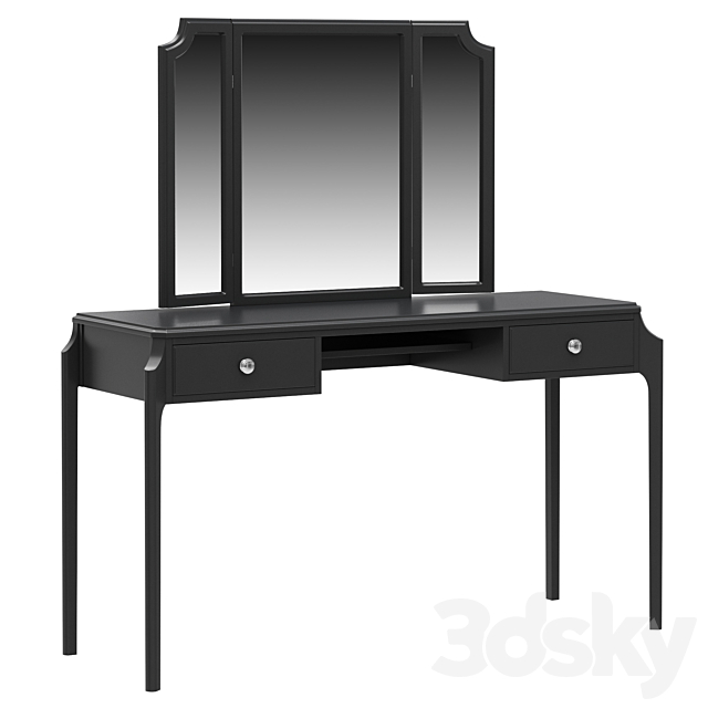 Dantone Home Le Visage dressing table with drawers and mirror 3ds Max - thumbnail 1