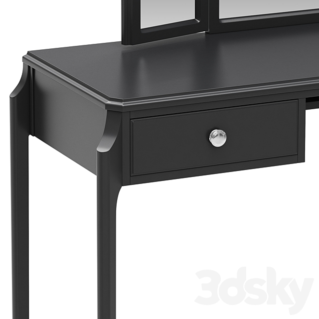 Dantone Home Le Visage dressing table with drawers and mirror 3ds Max - thumbnail 2