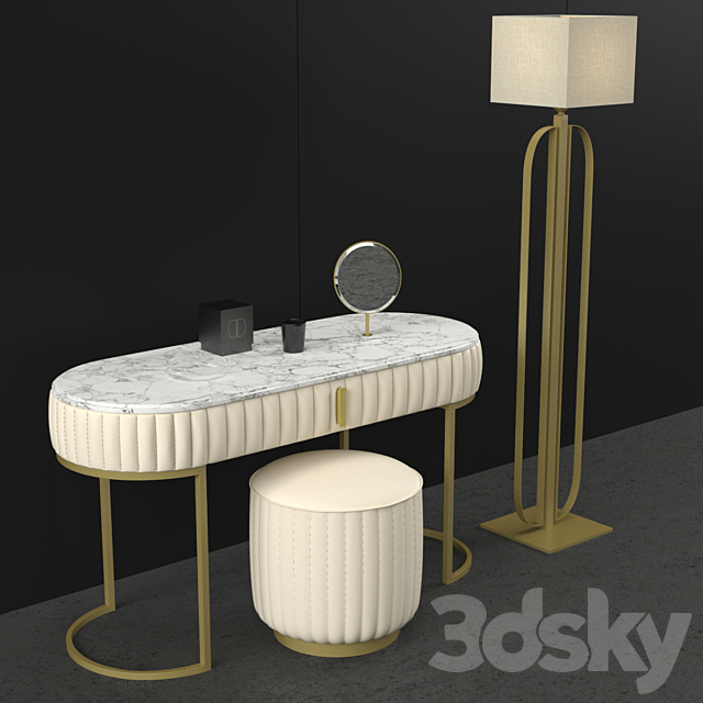 Daytona Rimmel dressing table Signorini and Coco 3DS Max Model - thumbnail 2