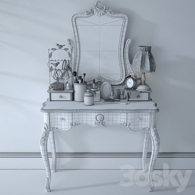 Decorative set. 3DSMax File - thumbnail 3