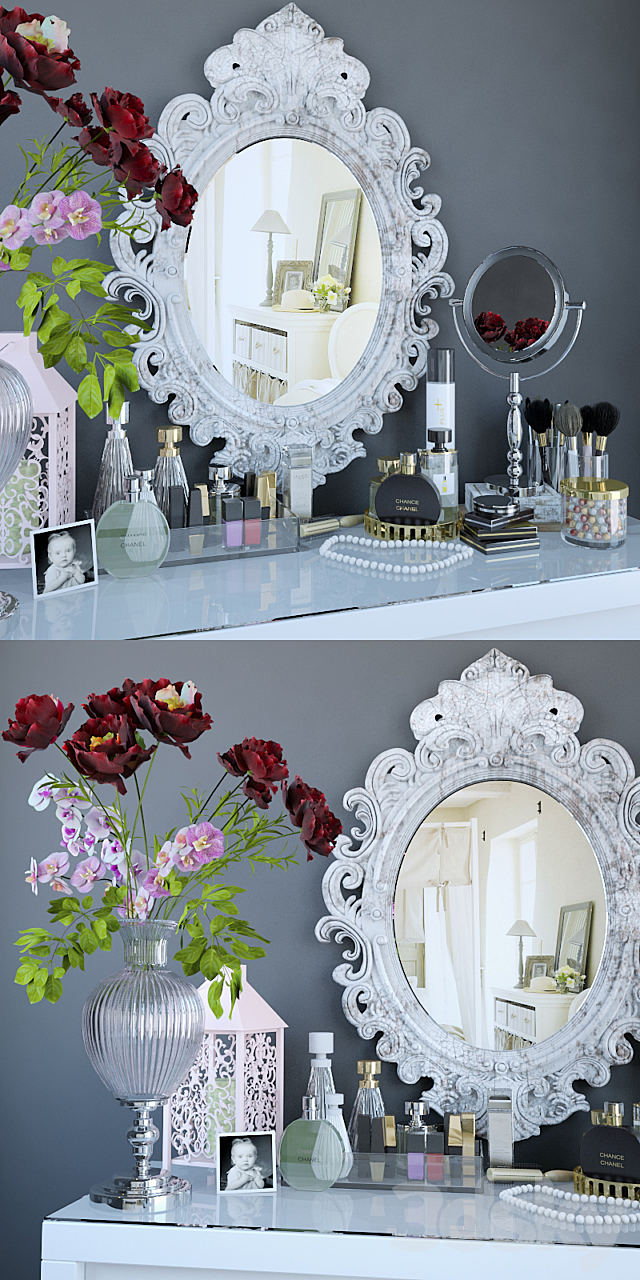 Decorative set dresser 3 3DS Max Model - thumbnail 2