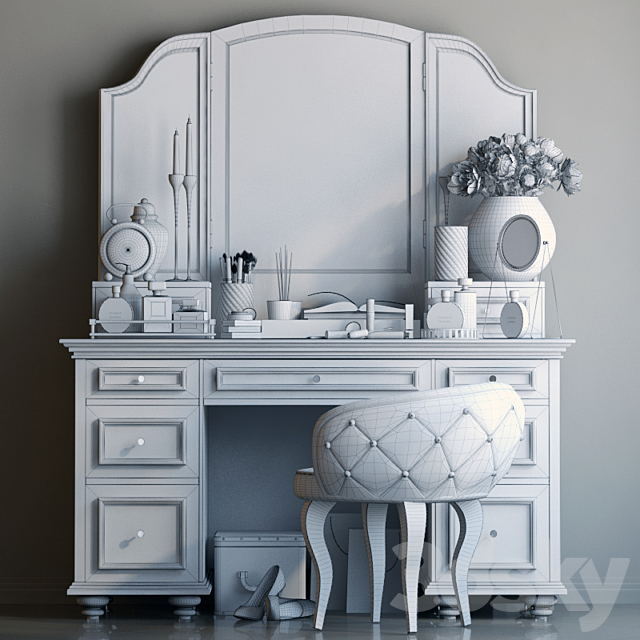 Decorative set dresser 6 3DSMax File - thumbnail 3