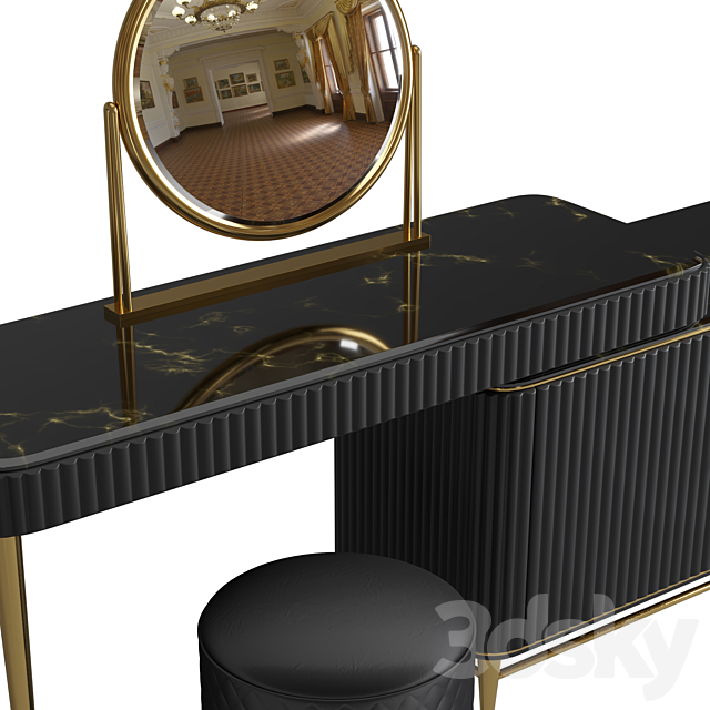 Designer console LaLume-RR00102 3DS Max Model - thumbnail 4