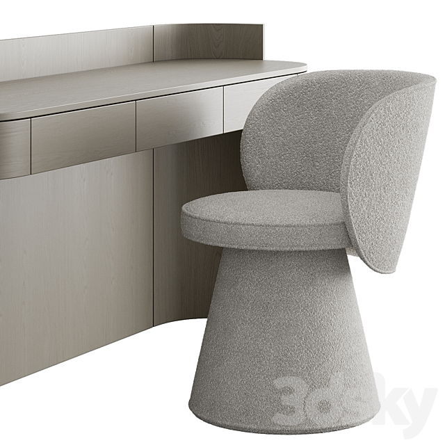 Dressing table 002 by bino home 3ds Max - thumbnail 2