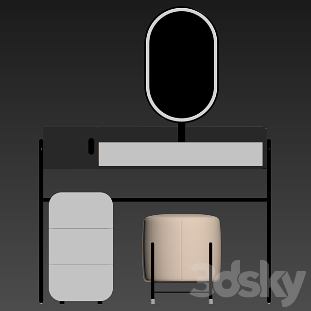 Dressing table # 04 3DSMax File - thumbnail 3