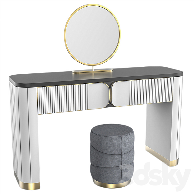 Dressing table 07 3ds Max - thumbnail 3