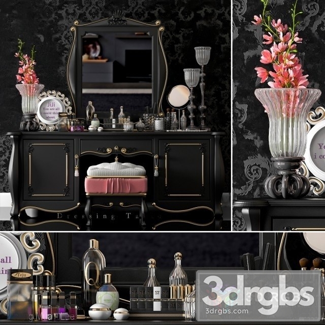 Dressing Table 3 3dsmax Download - thumbnail 1