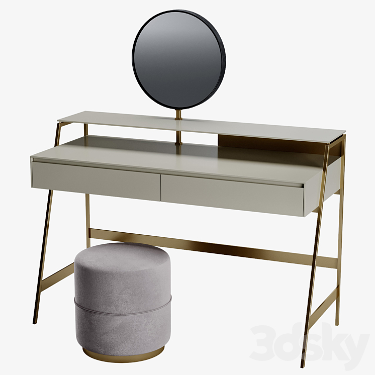 Dressing table 3DS Max - thumbnail 1