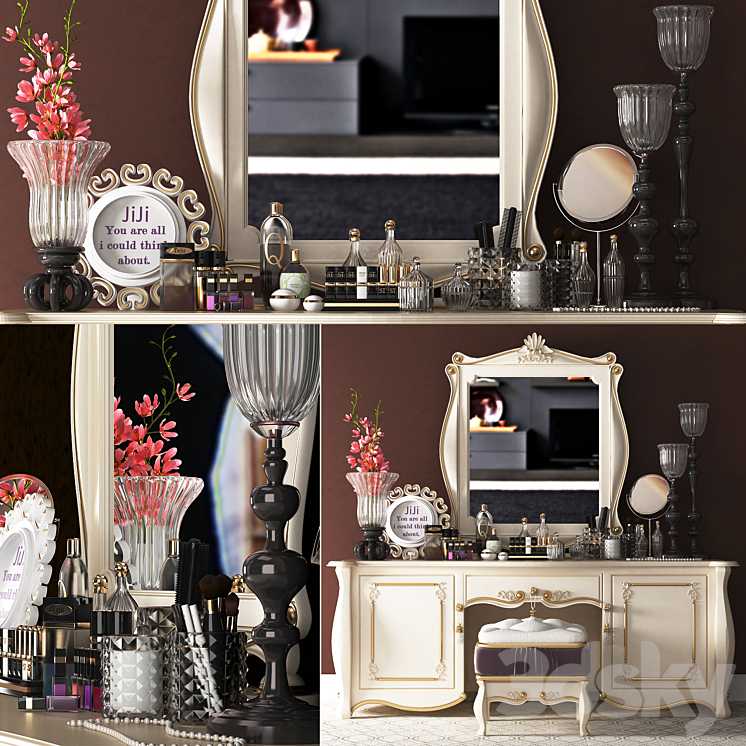 DRESSING TABLE 3DS Max - thumbnail 1