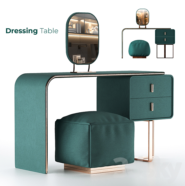 Dressing table 3DSMax File - thumbnail 1