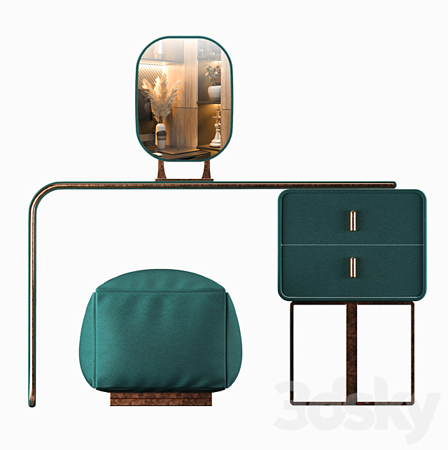 Dressing table 3DSMax File - thumbnail 2