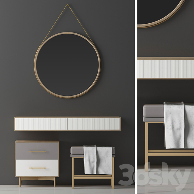 Dressing table 4 3ds Max - thumbnail 1