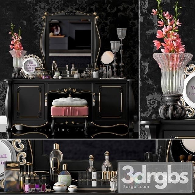 Dressing Table 9 3dsmax Download - thumbnail 1