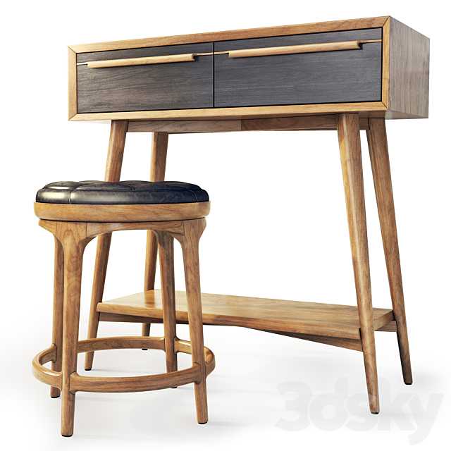 Dressing table _ console Bruni. Dressing table _ console by Etg-Home 3ds Max - thumbnail 1