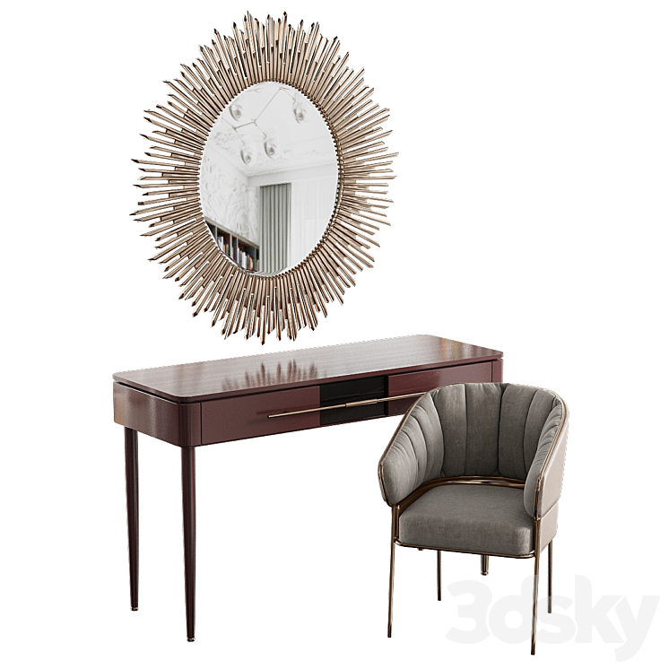 Dressing table Agra Dressing Table Frato Interiors 3DS Max Model - thumbnail 1