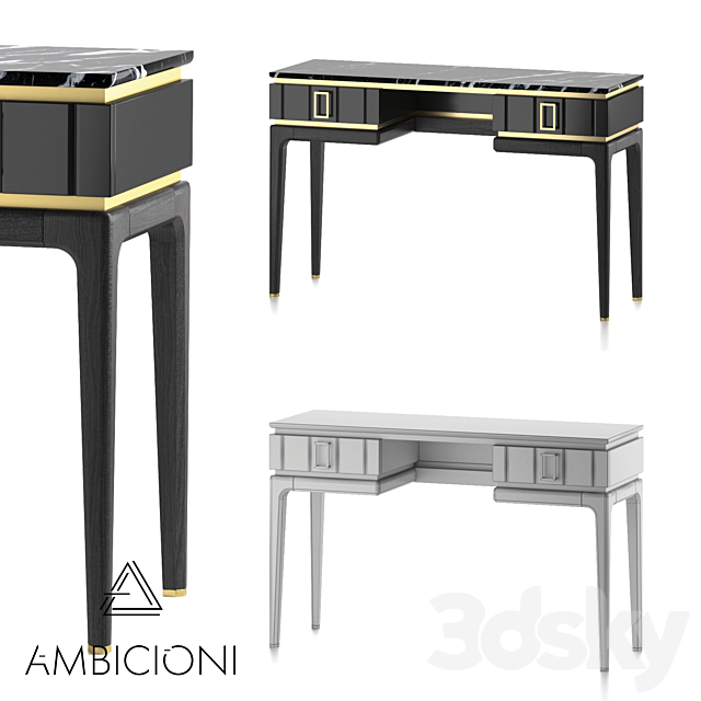 Dressing table Ambicioni Bairo Kitte 3DSMax File - thumbnail 2