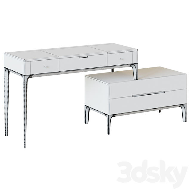 Dressing table BRT1702-1 3ds Max - thumbnail 2