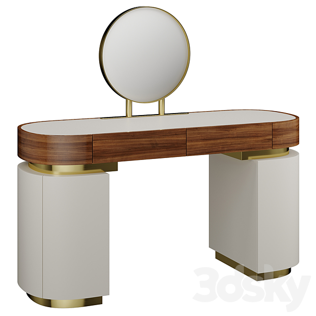 Dressing table CLAIRE By HOMMES 3ds Max - thumbnail 1