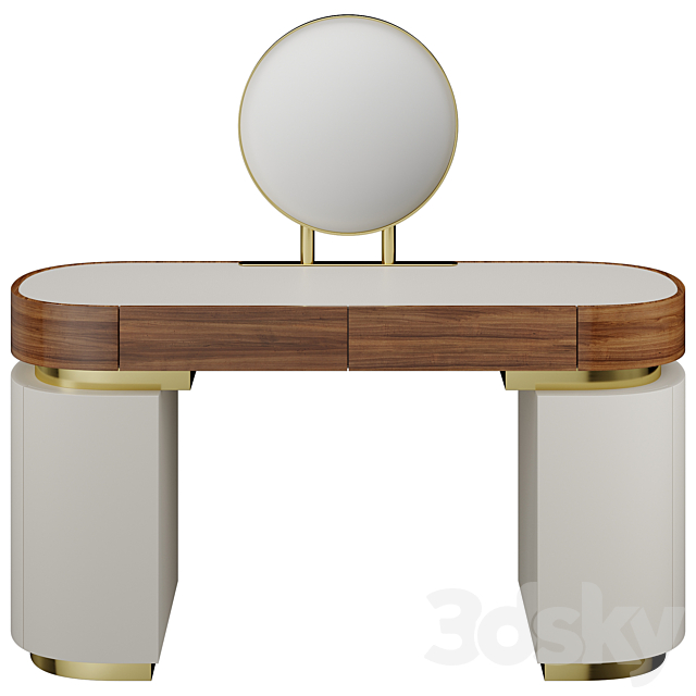 Dressing table CLAIRE By HOMMES 3ds Max - thumbnail 2